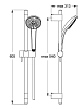 Душевой гарнитур Ideal Standard Idealrain B9834AA хром