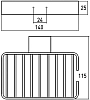 Полка Emco Loft 0545 001 00 хром