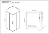 Душевой уголок Vincea Slim VSS-2SL900CLB, стекло прозрачное, хром