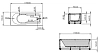 Акриловая ванна Artemis Flora 170х70 10110300301028 белый