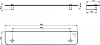 Стеклянная полочка 60 см Ideal Standard Connect N1394AA