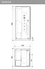 Душевая кабина Jacuzzi Omega 9547-10819 Sx