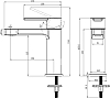 Смеситель для раковины Villeroy & Boch ARCHITECTURA TVW10300400061