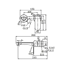 Смеситель для раковины Arrow ARM12848 хром