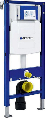 Комплект Geberit GEB30021500685 подвесной унитаз Geberit Smyle Square с крышкой-сиденьем, закрытая форма, белый + инсталляция Geberit Duofix + кнопка смыва Geberit Sigma 01 хром глянцевый + комплект креплений к стене для инсталляций Geberit Duofix