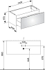 Тумба под раковину Keuco Plan 32971290000 100 инокс матовый