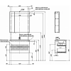 Тумба под раковину Aquanet Алвита new 277516 серый