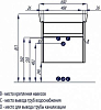 Тумба с раковиной Aquaton Верди 60 1A2067K1VDAV0, белый/ясень фабрик