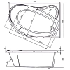 Акриловая ванна Mirsant MRV0052 белый