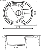 Кухонная мойка Florentina Родос 620 мокко