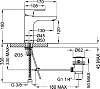 Смеситель Sturm Mohito ST-MOH-41060-CR для раковины