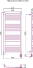 Полотенцесушитель электрический Сунержа Богема 00-0503-1250 120x50 R