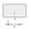 Поддон для душа RGW Ceramics CR-107 72х100х6