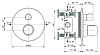 Смеситель для душа Ideal Standard Ceratherm A5813GN серый