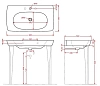 Раковина ArtCeram Civitas CIL002 33 00 красный