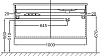 Тумба под раковину 100 см Jacob Delafon Vox EB2075-R1-E16 коричневый