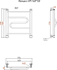 Полотенцесушитель водяной Тругор Феникс НП 1 60*50