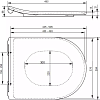 Крышка-сиденье Toto MH TC514G с микролифтом, белый