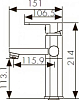 Смеситель KAISER Sonat 34711 для раковины