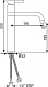 Смеситель для раковины без донного клапана Jaquar Florentine FLR-CHR-5009B