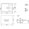 Кухонная мойка Domaci Солерно DP 650-04 серый