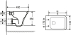 Унитаз подвесной STWORKI Монтре MO-01up безободковый, с микролифтом