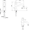 Смеситель Bandini Antico 850.120 Br для раковины