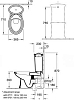 Напольный унитаз Villeroy & Boch Amadea 7695 10R1 alpin с бачком 7795 11 R1 alpin