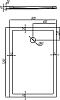 Поддон душевой Aquaton Калифорния 120х80 см 1A714236CA010