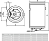 Накопительный водонагреватель Metalac Оptima EZV 50 R КН 167730 50 л белый