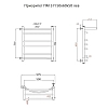 Полотенцесушитель водяной Тругор Приоритет серия 3 Приоритет3/ПМ506050Плев хром
