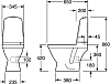 Напольный унитаз Gustavsberg Nautic GB1115102R1331 крышка микролифт, безободковый