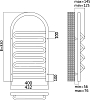 Полотенцесушитель водяной Terminus Лиана 32/20