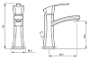 Смеситель для раковины Migliore Mercury ML.MRC-8713.cr хром