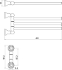 Полотенцедержатель Lemark LM8102C