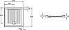 Поддон для душа 80x80 см Jacob Delafon Kyreo EN103-00 слив 90 мм, белый