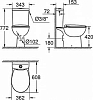 Чаша унитаза-компакт Grohe Bau Ceramic 39347000