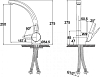Смеситель KAISER Douglas 12055 для кухонной мойки