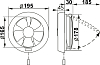 Вытяжной вентилятор Era HPS 15