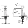 Смеситель для раковины Arrow AMP11848LJ золото