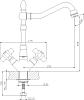 Смеситель Rossinka Z Z02-72 для кухонной мойки