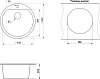 Кухонная мойка Granula GR-5101 классик