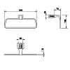 Полотенцедержатель Gessi Mimi 33297-031 хром