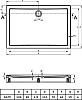 Поддон для душа Riho 275 с панелью и ножками 120x80 см D002014005