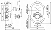 Смеситель для душа Cezares VDIM2-T-03/24, золото