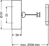 Веревка для белья Emco System2 3554 001 25, хром