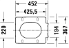 Крышка-сиденье для унитаза Duravit Vero Air 0022010000