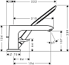 Смеситель Hansgrohe Metris 31190000 на борт ванны