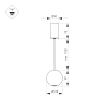 Подвесной светодиодный светильник Arlight SP-Elementa-Ord-R100-9W Day4000 033423