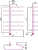 Полотенцесушитель электрический Сунержа Фурор 80x60 L